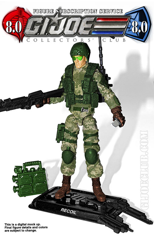 Ready to Ship GI Joe Collector Club Subscription 8.0 Battle Corps Bullet-Proof