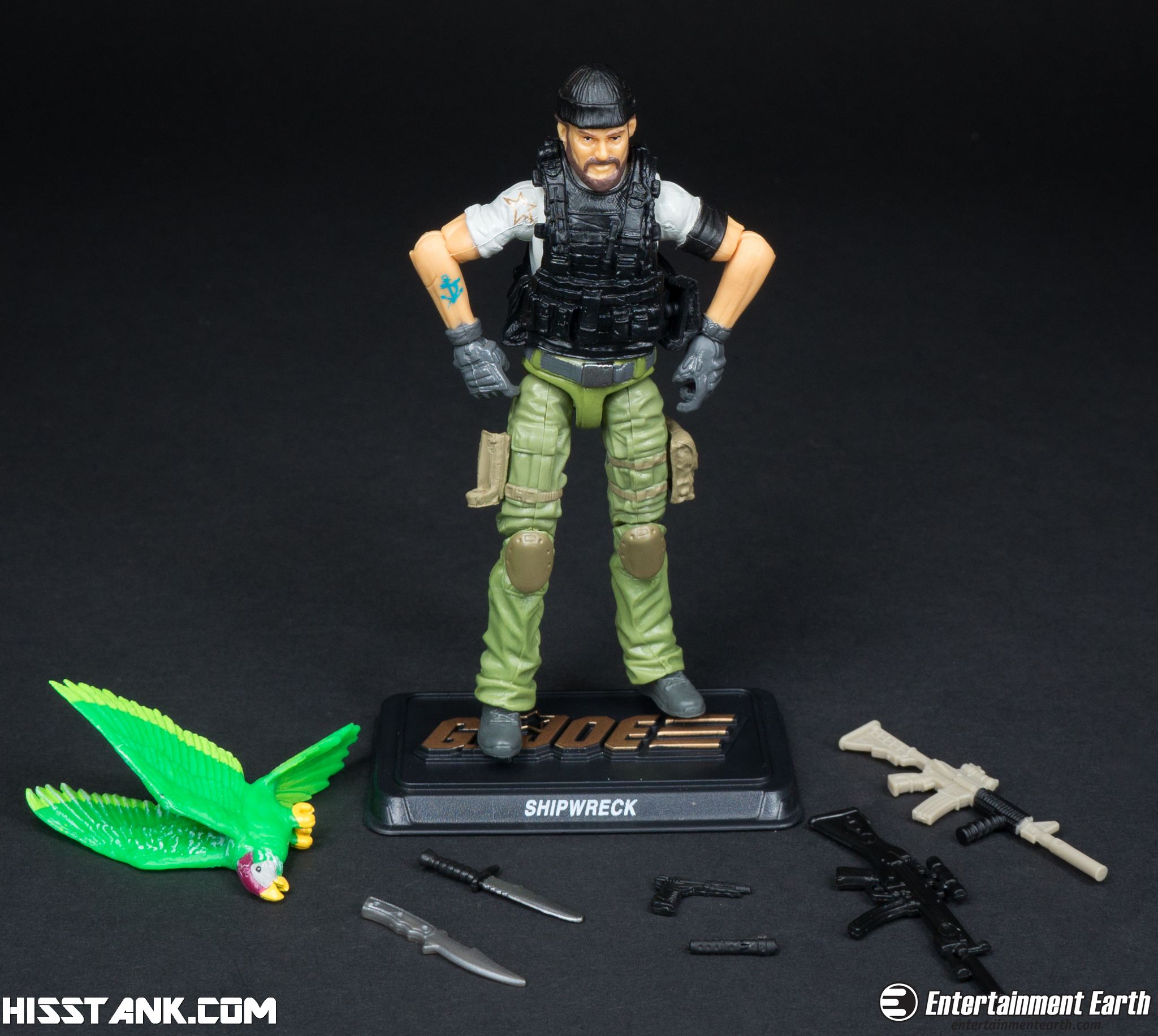 Details about   GI Joe 50th SHIPWRECK Display Stand 