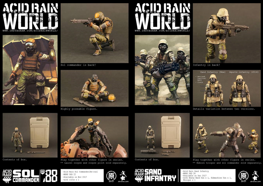 ORITOY 1/18 Acid Rain Omanga military Reborn trooper Box Set IN STOCK 