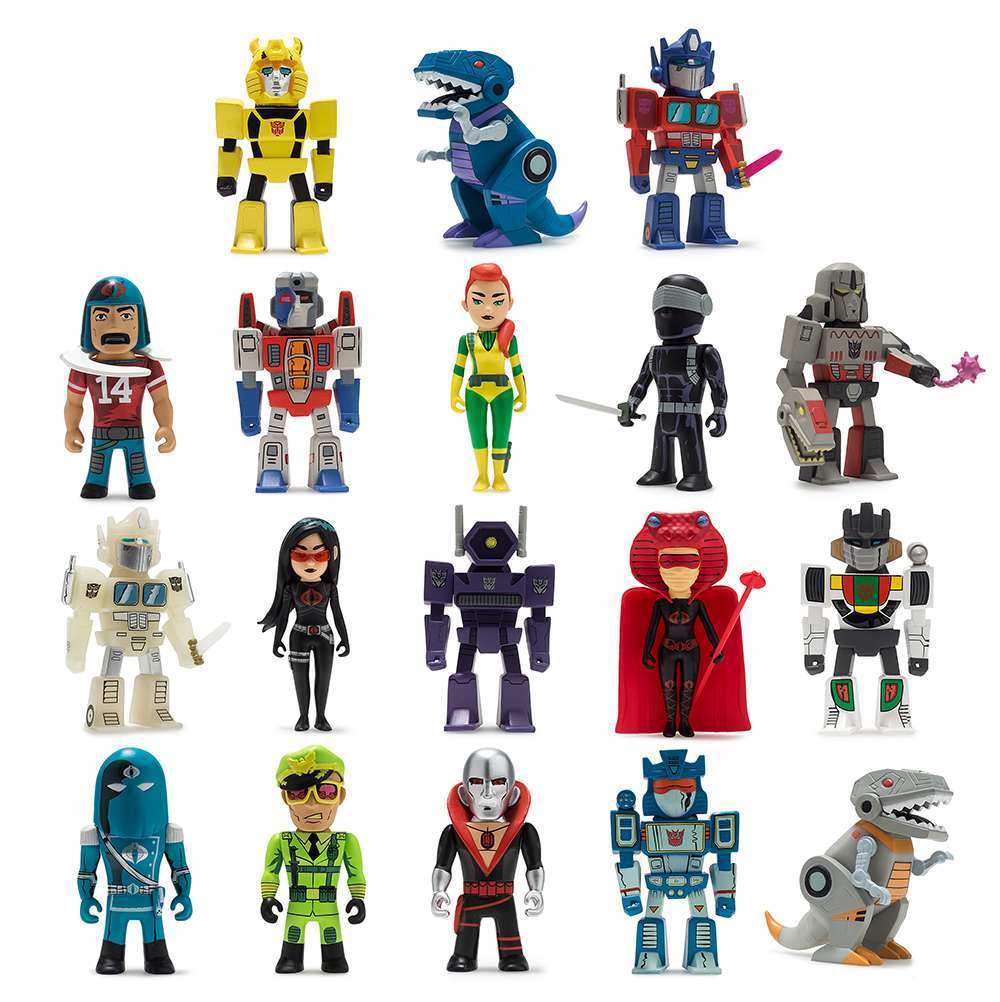Kidrobot Transformers VS Starscream Joe Key Chain Mini-Figure G.I 