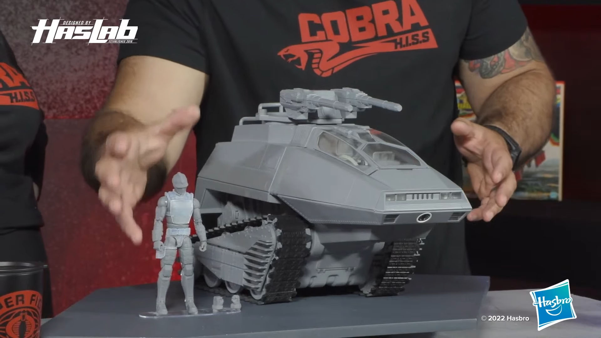 Joe Cobra Hiss Tank with 3.75 inch Driver Action Figure for sale online Hasbro G.I 