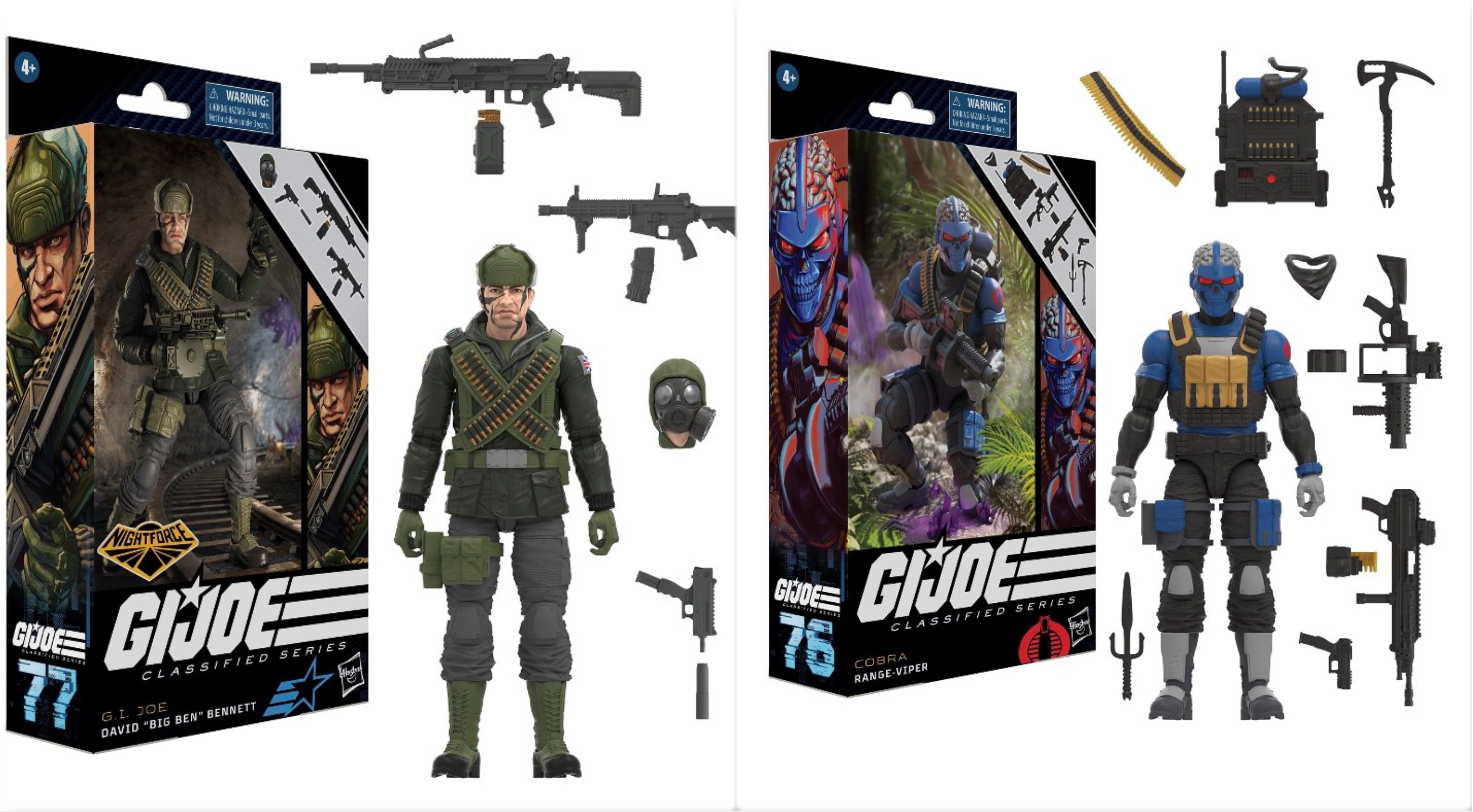G.I. Joe Classified Walmart Collector Con Links Range Viper and Big Ben